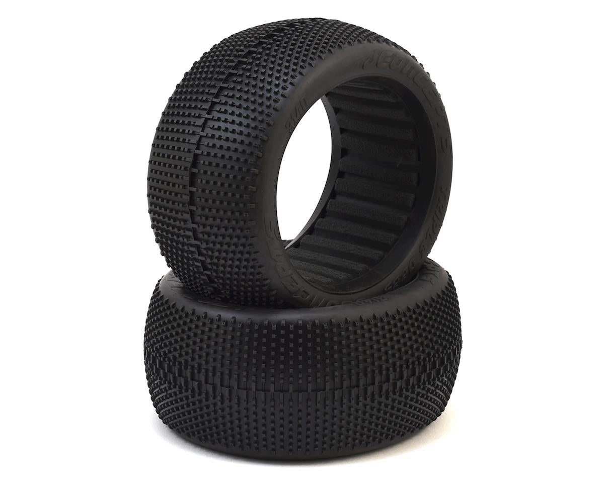 JConcepts Triple Dees 4.0" 1/8th Truggy Tires (2) (Green) JCO3140-02