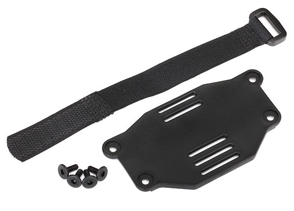 Traxxas Battery Plate w/ Strap & Screws TRA8223