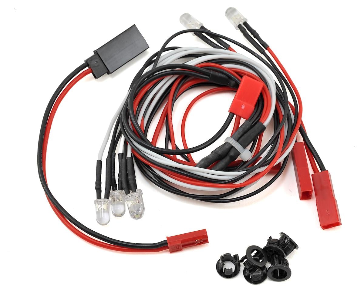 Yeah Racing Ultra Bright LED Light Kit W/light Holders YEA-LK-0001WT