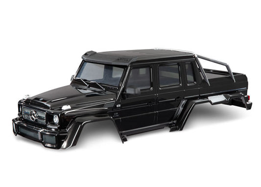 Traxxas TRX-4 Mercedes-benz G 63 Amg 6x6 Black Clipless Body TRA9129-BLK