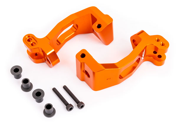 Traxxas Orange 6061-T6 Aluminum Caster Blocks (L&R) TRA9532T