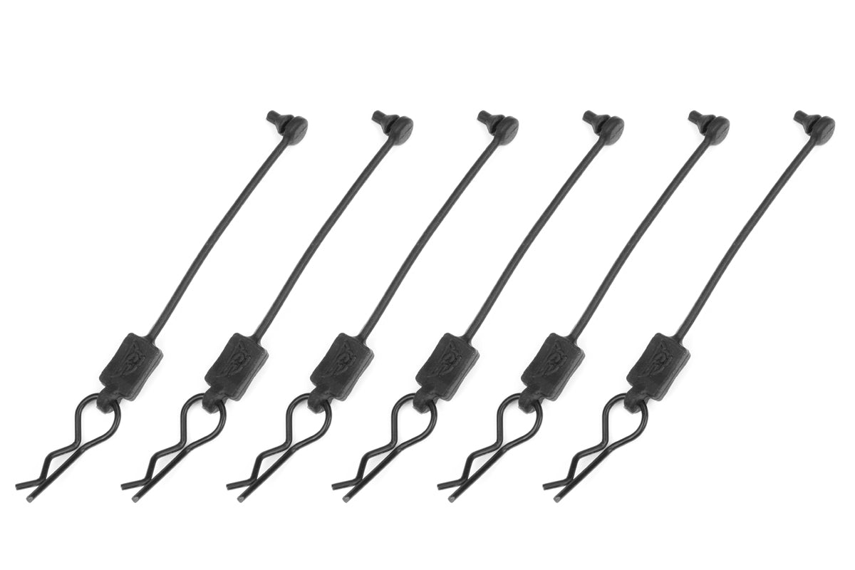 Corally Team Corally Body Clip Retainer w/ Body Clip Black COR00180-614