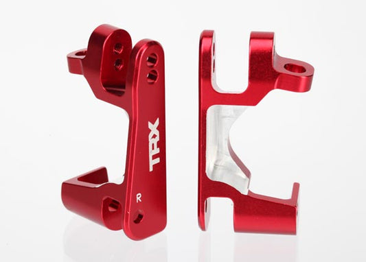 Traxxas Red Aluminum Caster Blocks (L&R) TRA6832R