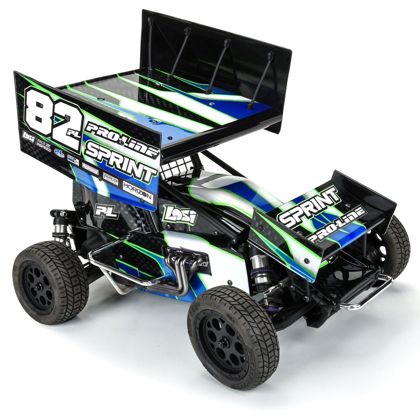 Pro-Line 1/10 Light Weight Clear Wing Set: Losi 22S Sprint Car Wing Only! PRO367401