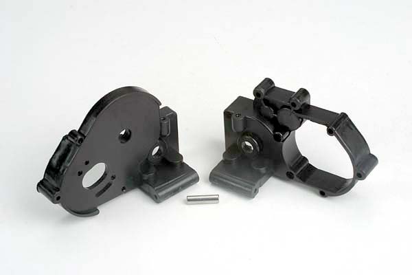 Traxxas Magnum 272 Black Gearbox Halves (L&R) TRA3691