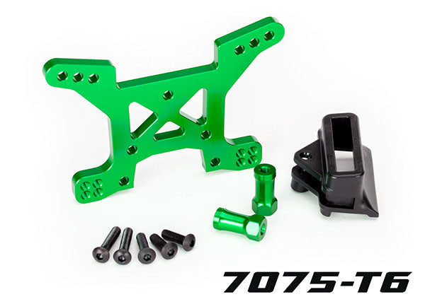 Traxxas Front Green Aluminum Shock Tower & Hardware TRA6739G
