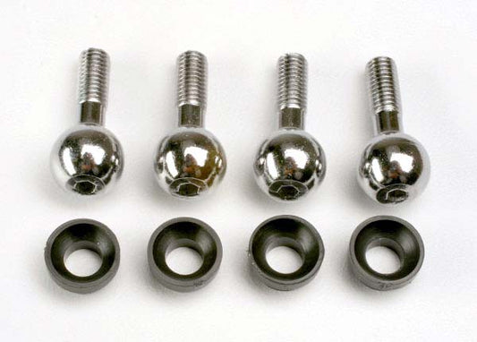 Traxxas Pivot Balls w/ Cap Bushings (4) TRA4933
