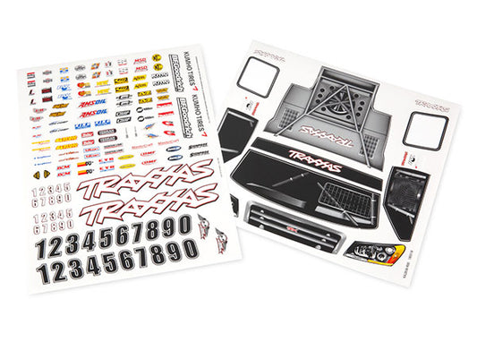 Traxxas Slash 4x4 Decal Sheets TRA6813