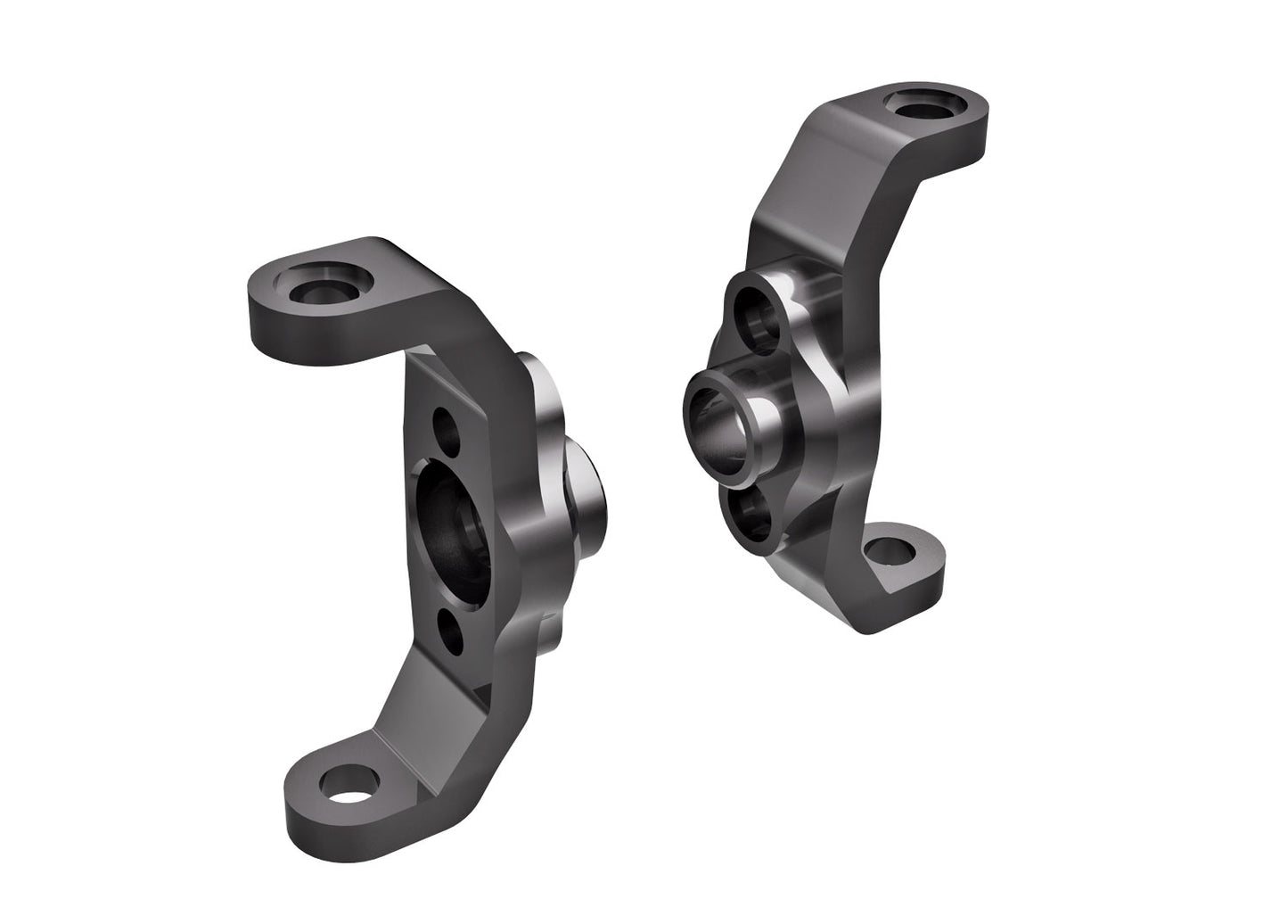Traxxas Gray Aluminum Caster Blocks (L&R) TRA9733-GRAY