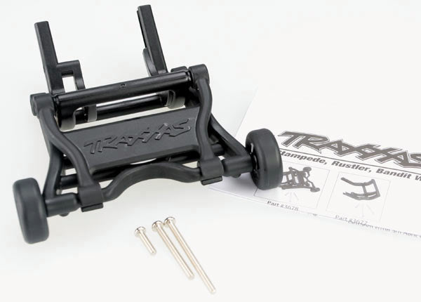 Traxxas Black Assembled Wheelie Bar & Screws TRA3678