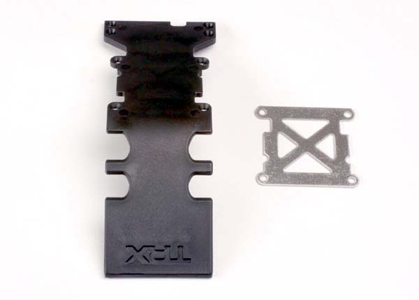 Traxxas Black Rear Skid Plate w/ Reinforcement TRA4938