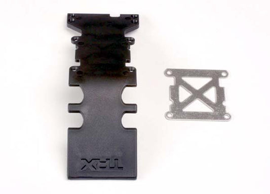 Traxxas Black Rear Skid Plate w/ Reinforcement TRA4938