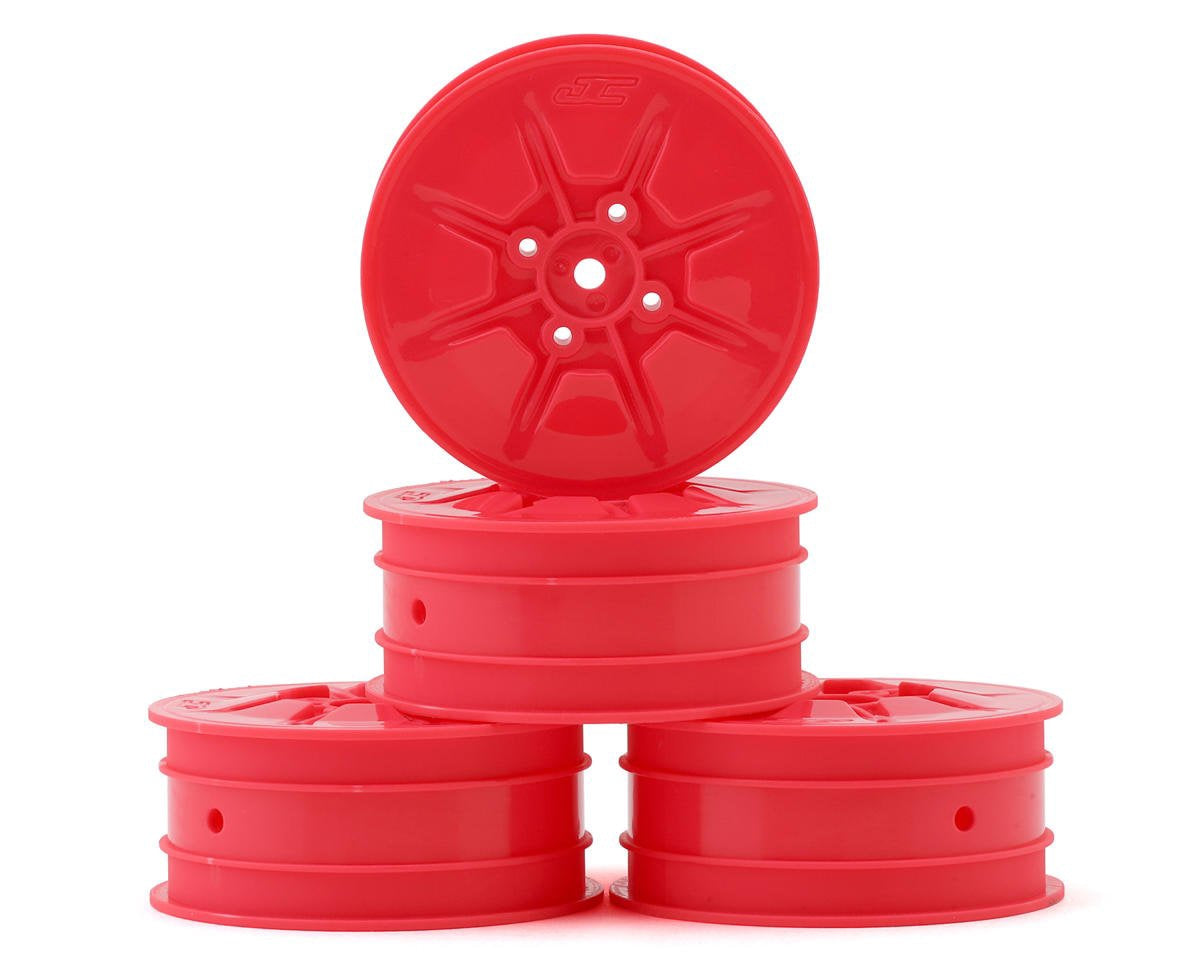 JConcepts Pioneer 2.2 4WD Front Buggy Wheels (Pink) (4) (22X-4, XB4, B74.1) JCO3470P