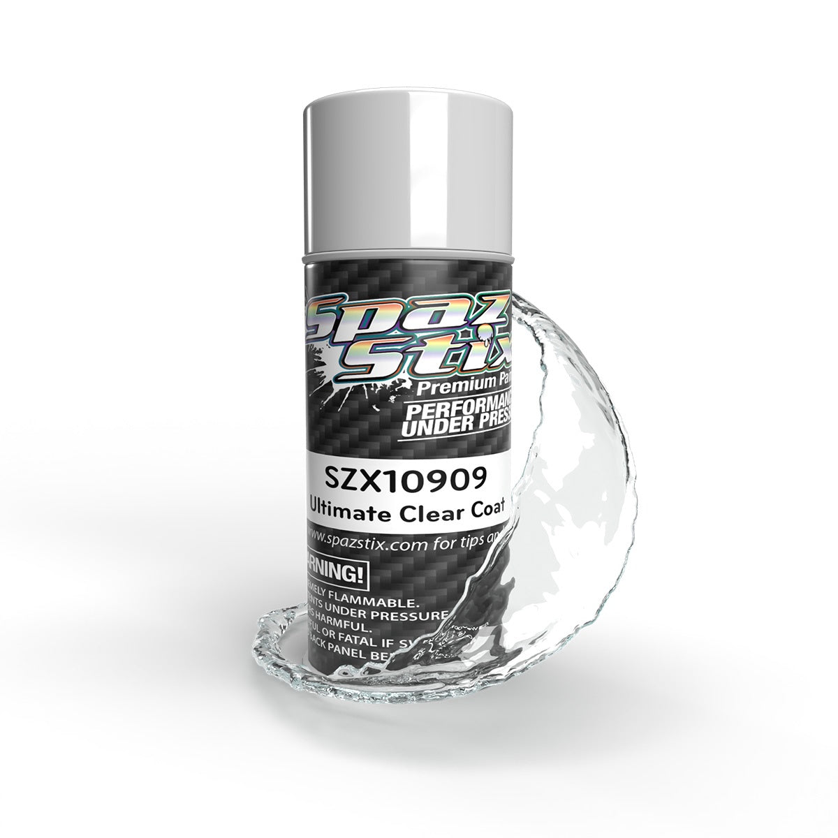 Spaz Stix Ultimate Clear Coat for Mirror Chrome, Aerosol Paint, 3.5oz Can SZX10909