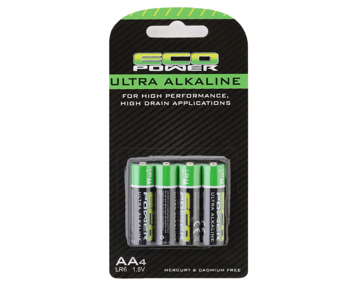 EcoPower Ultra Alkaline Aa Batteries (4) (Mercury & Cadmium Free) ECP-5061