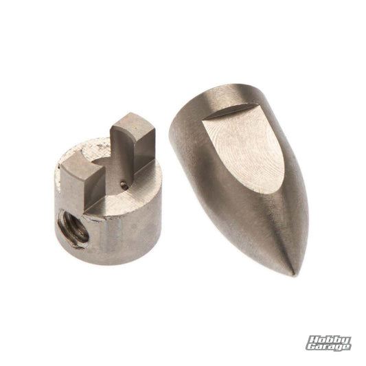 Hot Racing Conical Bullet M4 Prop Nut Drive Dog: Spartan HRASPN05PN