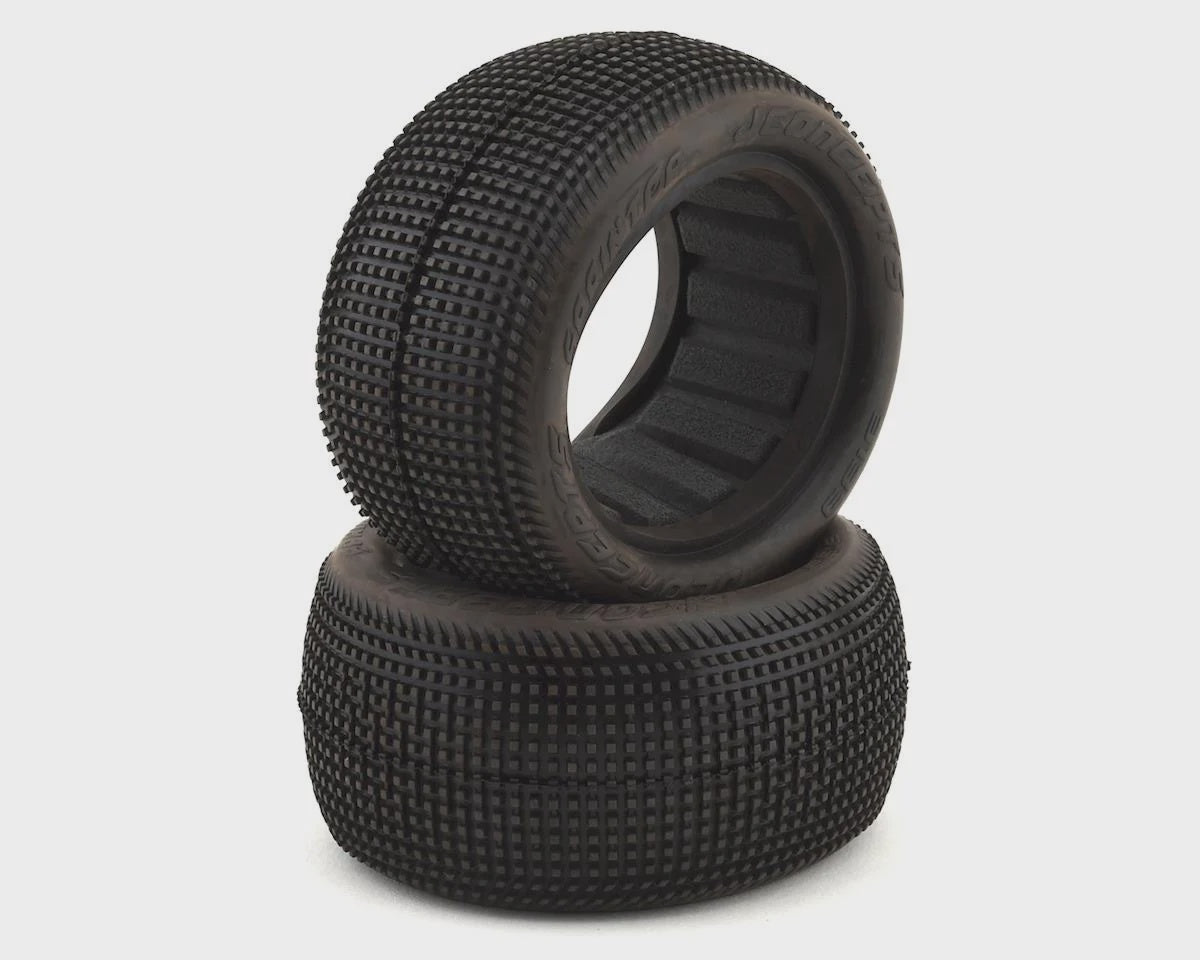 JConcepts Sprinter 2.2" Rear Buggy Dirt Oval Tires (2) (Green) JCO3133-02