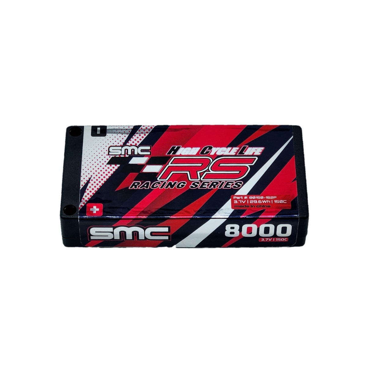 SMC Hcl-rs 3.7v-8000mah 150C 5mm Inboard Hardcase SMC80150-1S2P