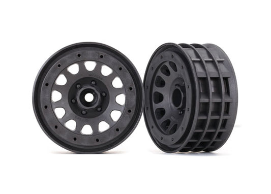 Traxxas 2.2" Charcoal Gray Beadlock Method Wheels (2) TRA8171A