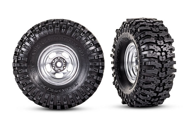 Traxxas TRX-4M 1" Satin Wheels w/ MT Baja Pro Tires (2) TRA9872