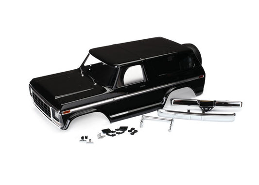 Traxxas TRX-4 1979 Ford Bronco Black Clipless Body TRA8188