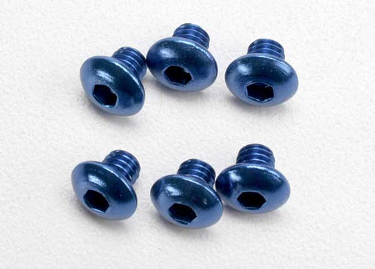 Traxxas Aluminum Button-head Machine Screws 4x4mm (6) TRA3940