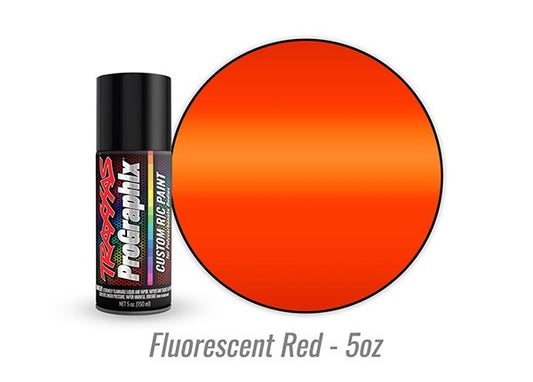 Traxxas Fluorescent Red Prographix Spray Paint (5oz) TRA5067