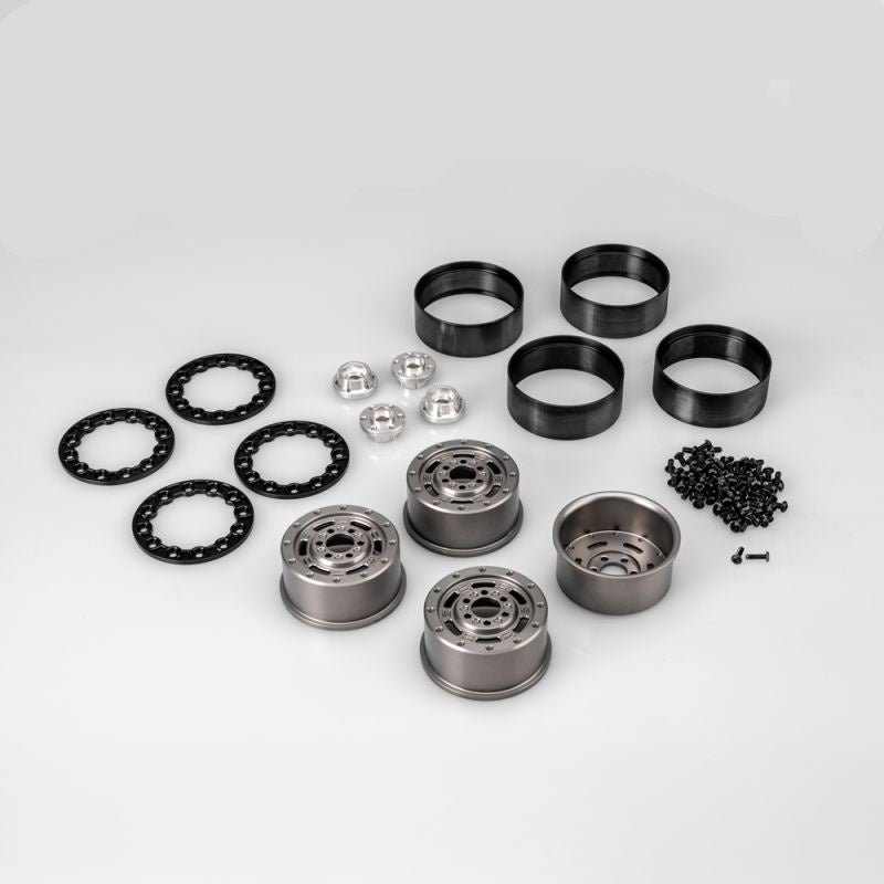 JConcepts Ballistic 2.0 Crawler Wheel Set (Fits 1.9 Tires) JCO3443