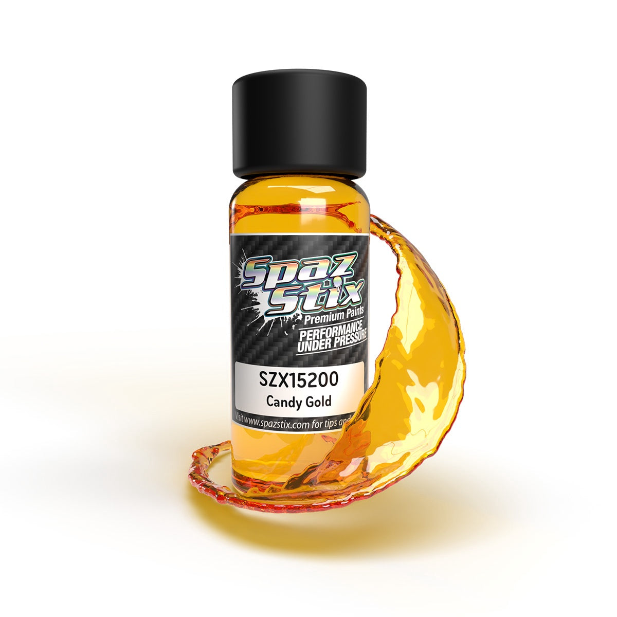 Spaz Stix Candy Gold Airbrush Paint 2OZ SZX15200