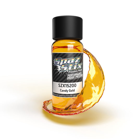 Spaz Stix Candy Gold Airbrush Paint 2OZ SZX15200