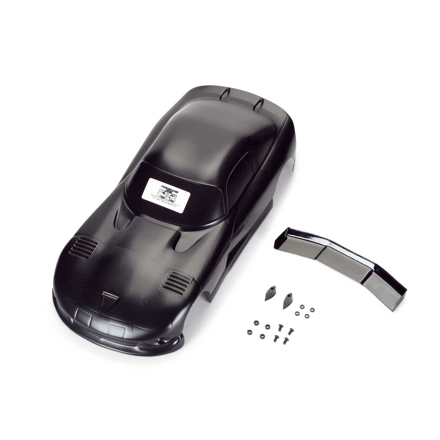 Pro-Line 1/12 Pre-cut 2002 Dodge Viper Gts Black Body: Losi Nascar PRO368414
