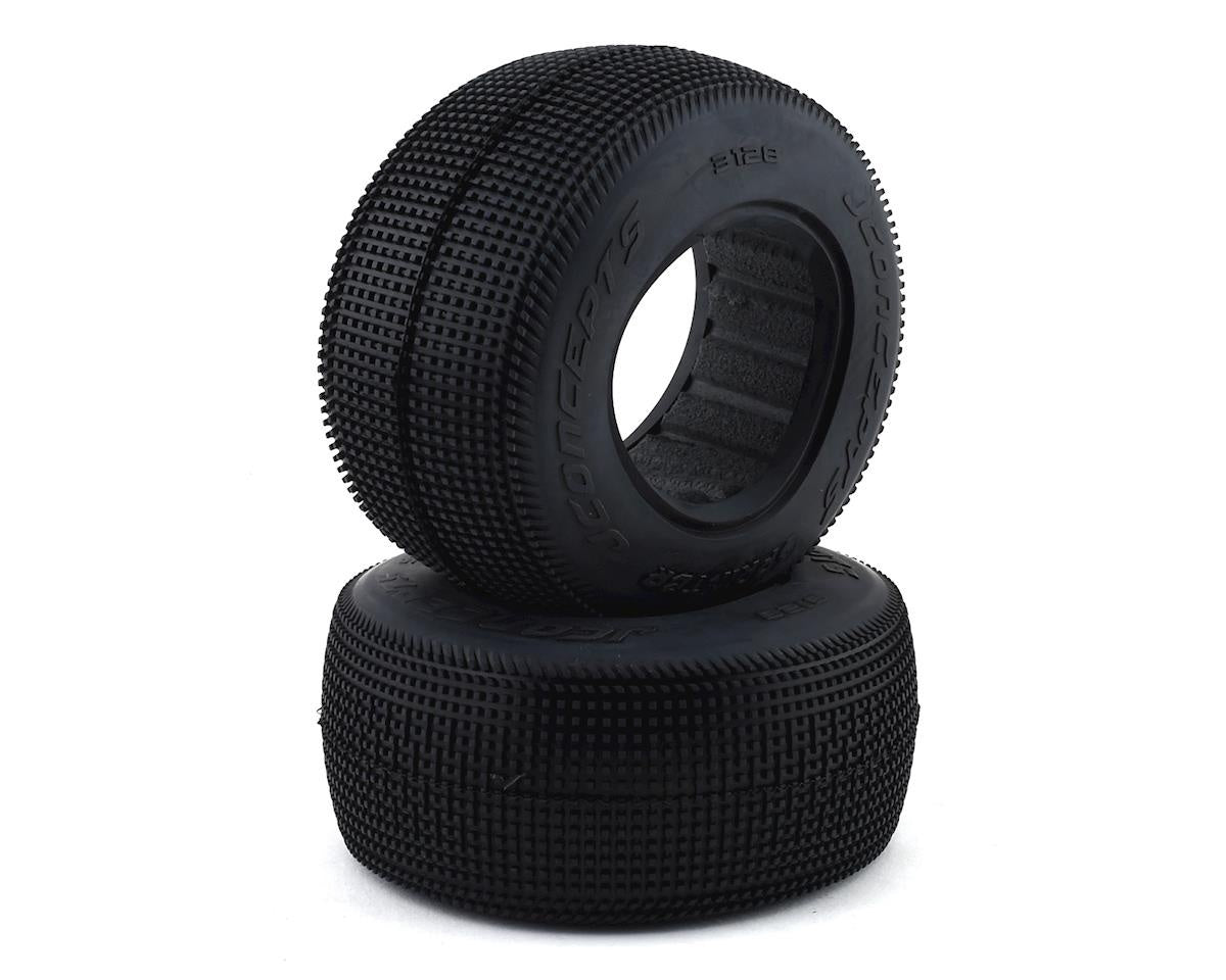 JConcepts Sprinter Short Course Dirt Oval Tires (2) (Green) JCO3128-02