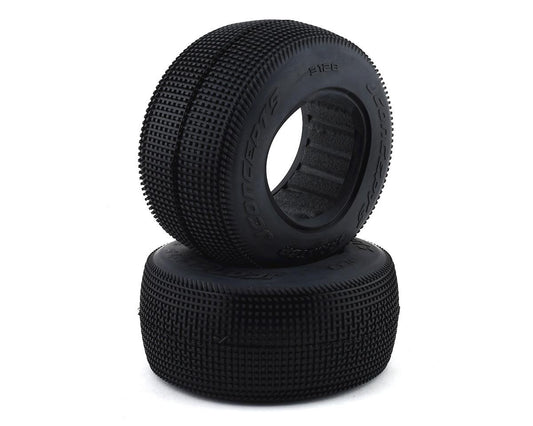 JConcepts Sprinter Short Course Dirt Oval Tires (2) (Green) JCO3128-02