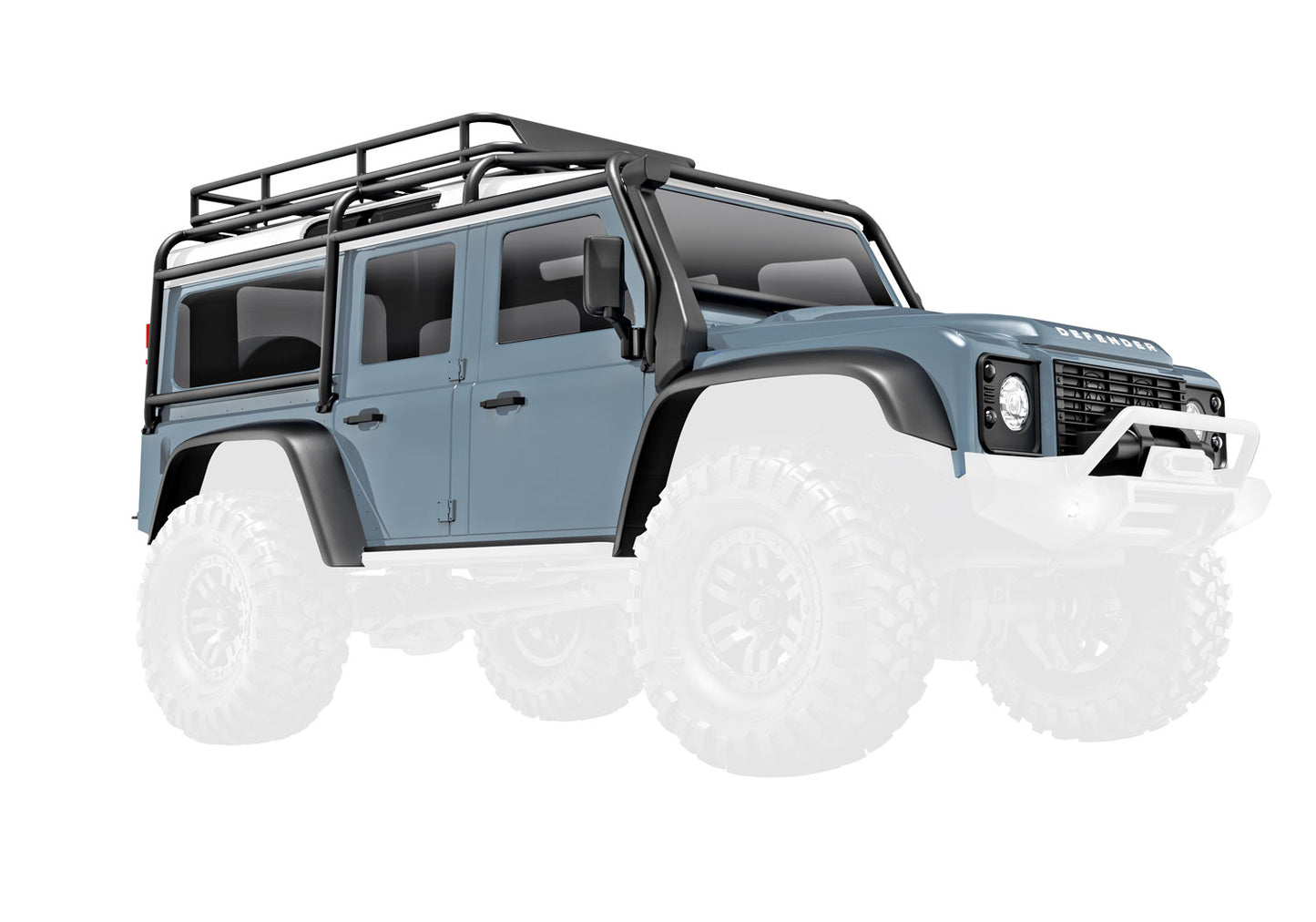 Traxxas TRX-4M Land Rover Defender Assembled Light Blue Body TRA9712-BGRY