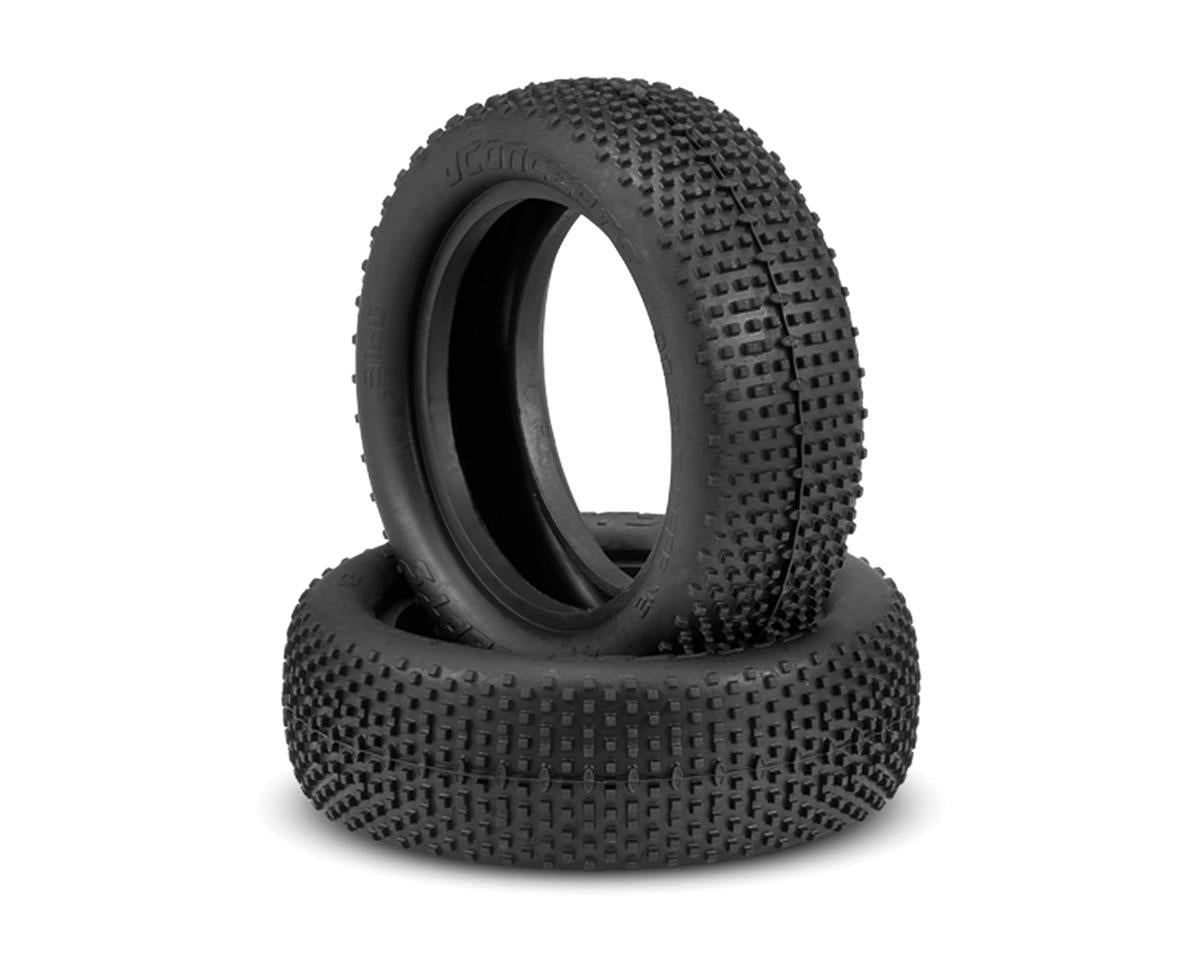 JConcepts Double Dee's V2 2.2" 2WD 1/10 Front Buggy Tires (2) (Green) JCO3160-02
