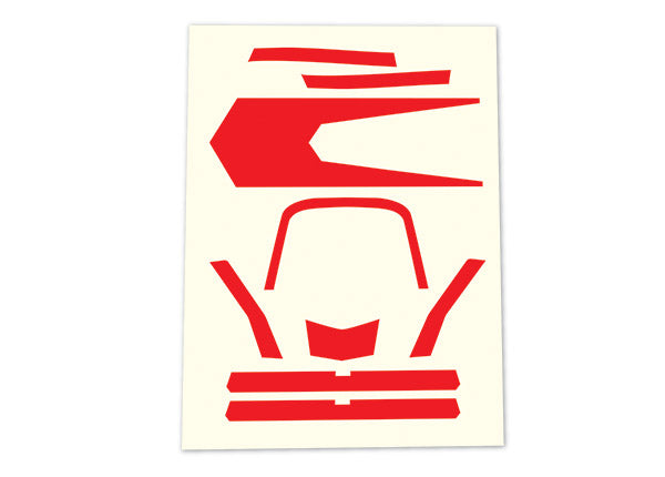 Traxxas Red High-visibility Aton Decals TRA7980