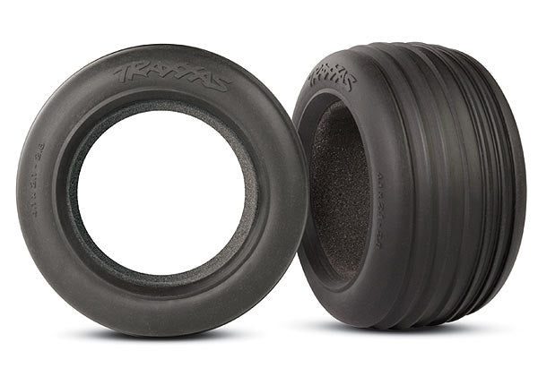 Traxxas Alias 2.8" Ribbed Tires w/ Foam Inserts (2) TRA5563