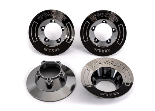 Traxxas Black Chrome Wheel Covers (4) TRA9568T
