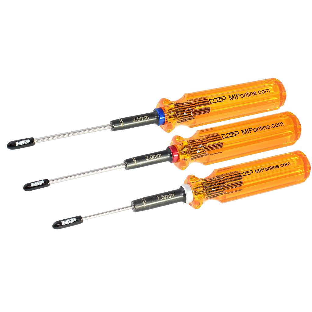 MIP Hex Driver Wrench Set Gen 2, Metric (3), 1.5mm, 2.0mm, & 2.5mm MIP9602