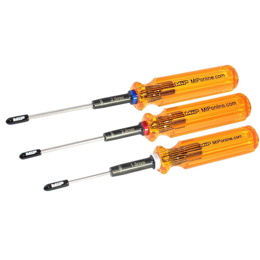 MIP Hex Driver Wrench Set Gen 2, Metric (3), 1.5mm, 2.0mm, & 2.5mm MIP9602