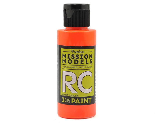 Mission Models RC Paint 2oz Bottle Fluorescent Racing Orange MIOMMRC-045
