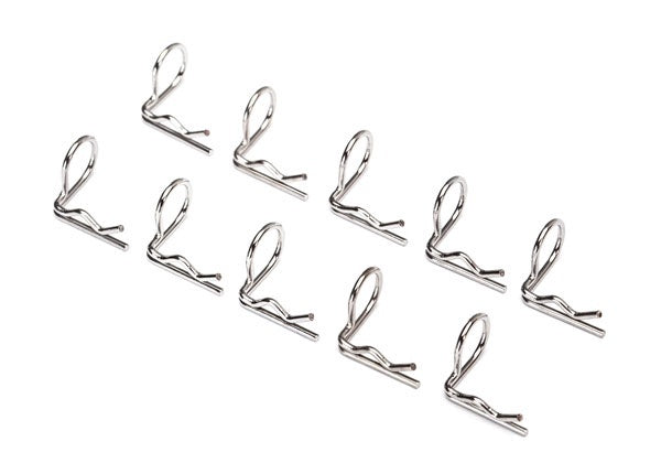 Traxxas Black 90-degree Body Clips (10) TRA3935A