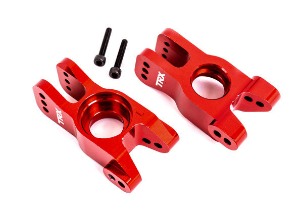 Traxxas Red Aluminum Stub Axle Carriers (L&R) TRA9552R