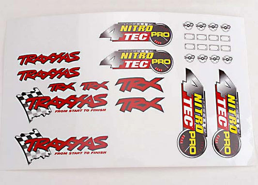 Traxxas Nitro 4-tec Decal Sheet TRA4814