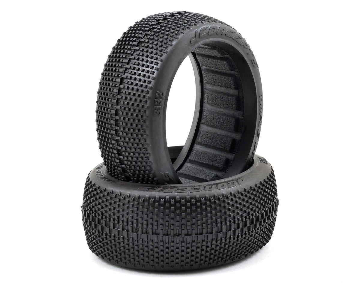 JConcepts Triple Dees 1/8th Buggy Tires (2) (Green Compound) JCO3132-02