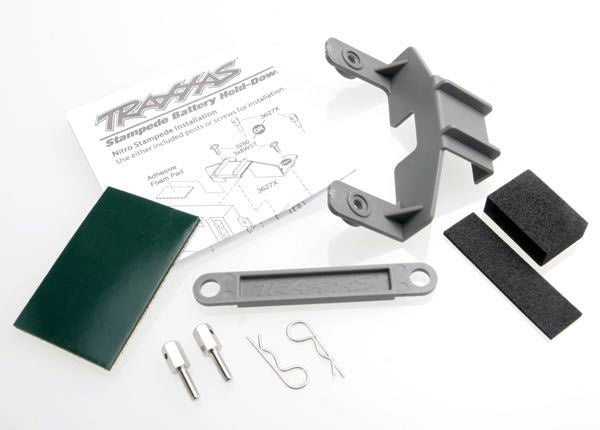 Traxxas Gray Battery Hold-down w/ Hardware TRA3627X