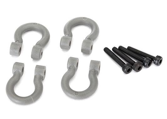 Traxxas Red Bumper D-rings w/ Screws TRA8234R