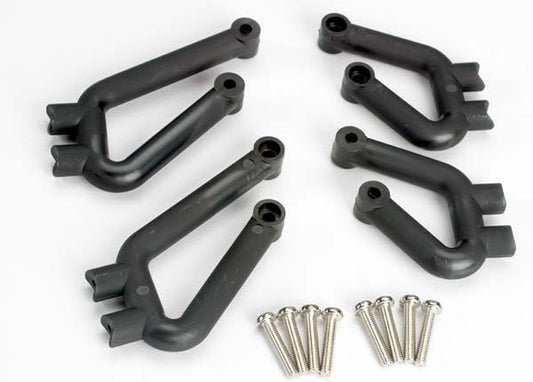 Traxxas Front & Rear Bumper Mounts (L&R) w/ Screws TRA4936