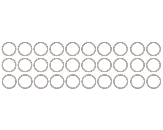 Mugen Seiki 8x10x0.1/0.2/0.3mm Shim Set (30) MUGB0767