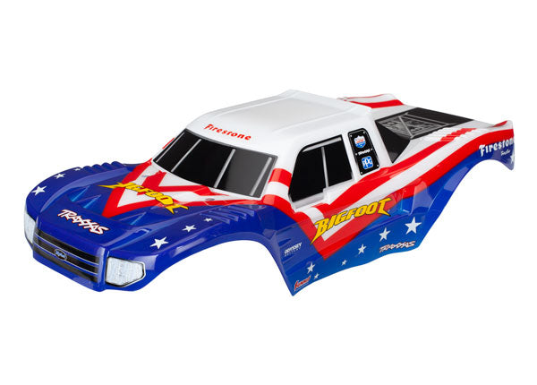 Traxxas Bigfoot Red, White, & Blue Body TRA3676